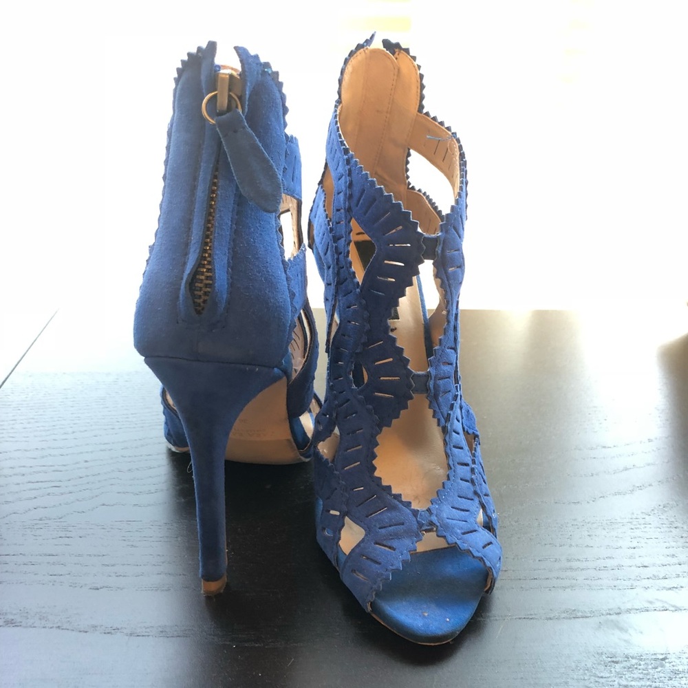 Zara royal blue heels - Picture 4 of 5